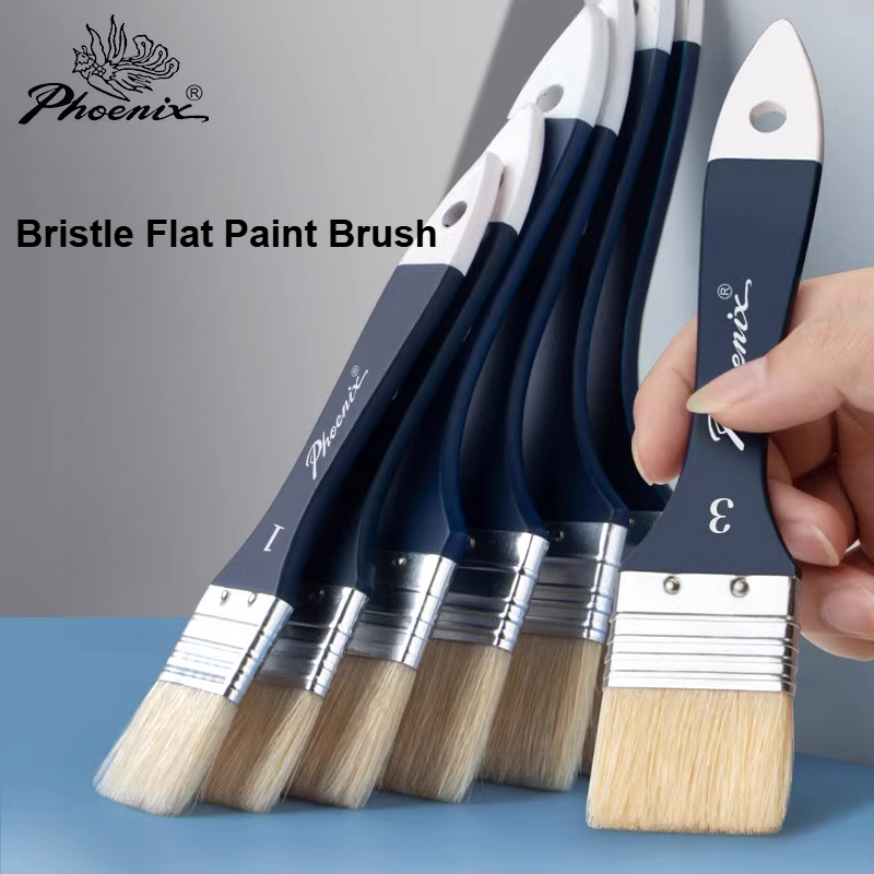 Wood Stain Brush - 1/3/5/7/9 Stück Chip-Pinsel, Naturborsten, Holzgriff, flache