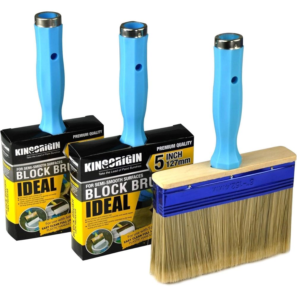 Wood Stain Brush - Dreifach-Set Robuste Farbpinsel für Terrassen und
