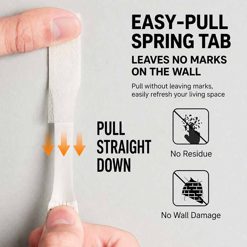 Picture Hanging Strip - 2026 NEUER Hochleistungs-Bildaufhängestreifen ohne Perforation und