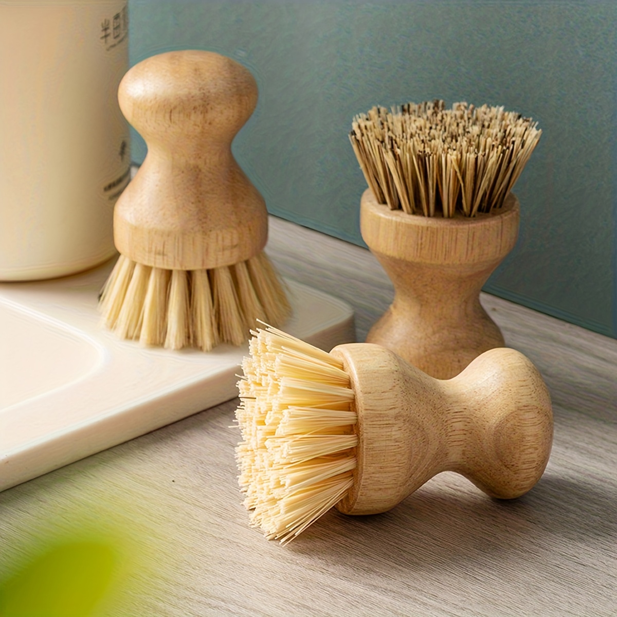 1 Stück Massivholz-Spülbürste, – Wood Stain Brush Bewertung und Preis