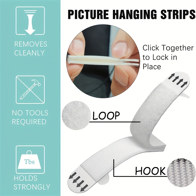 Abnehmbare Rückstandsfreie Kle – Picture Hanging Strip Bewertung und Preis